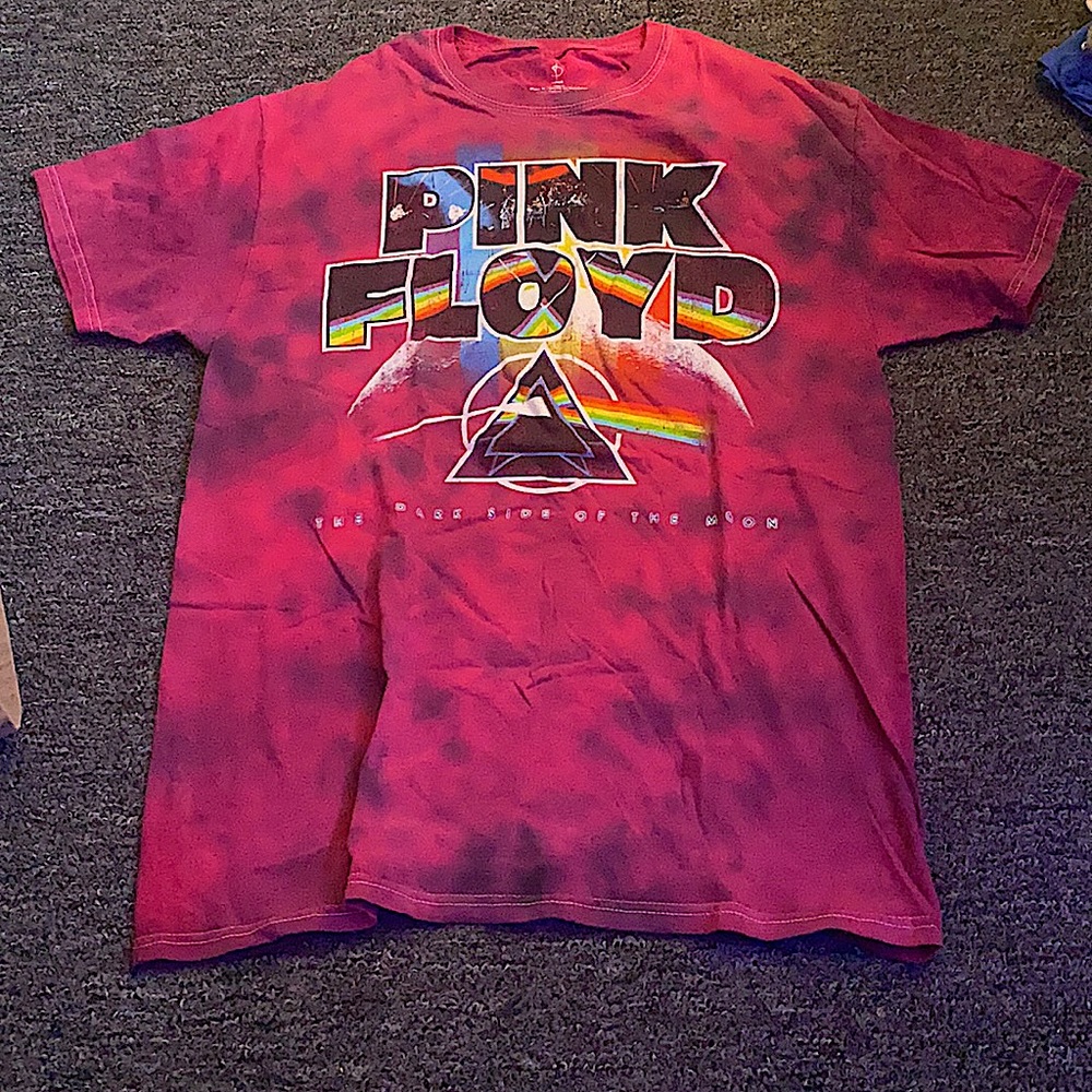 pink floyd tie dye t-shirt